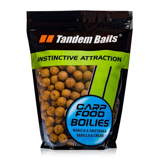 TANDEM BAITS Carp Food KULKI 1kg 18mm DOSKONAŁA TRUSKAWKA